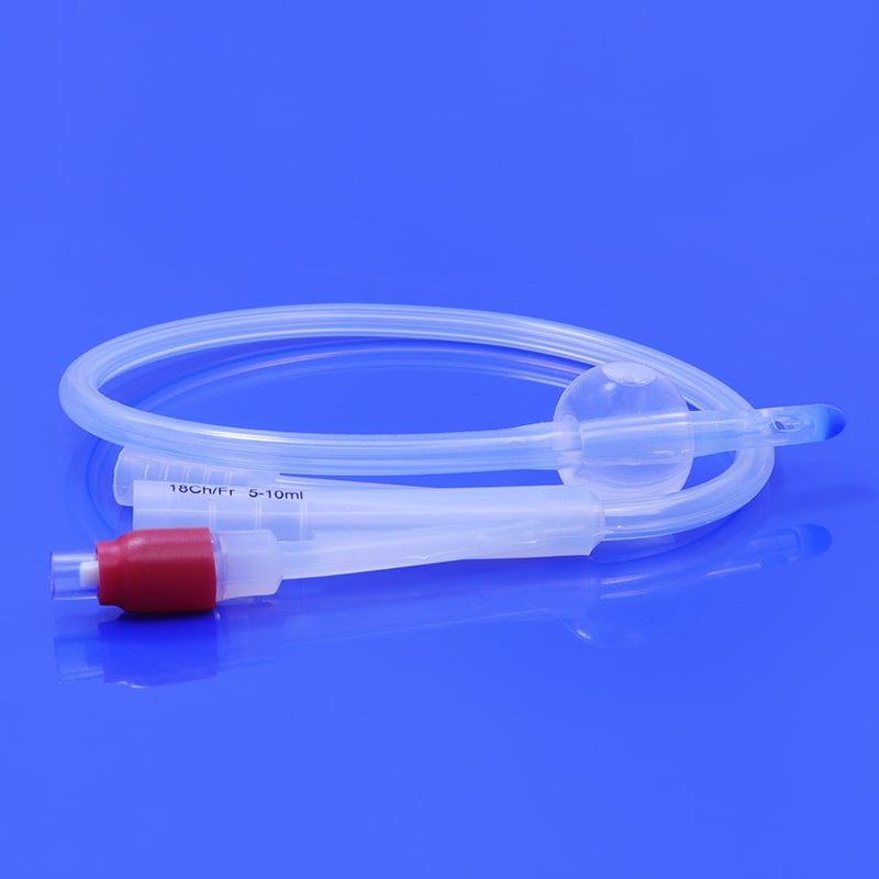 Silicone Foley Catheter 3-Way, 100% Silicone, Fr6 - Fr26